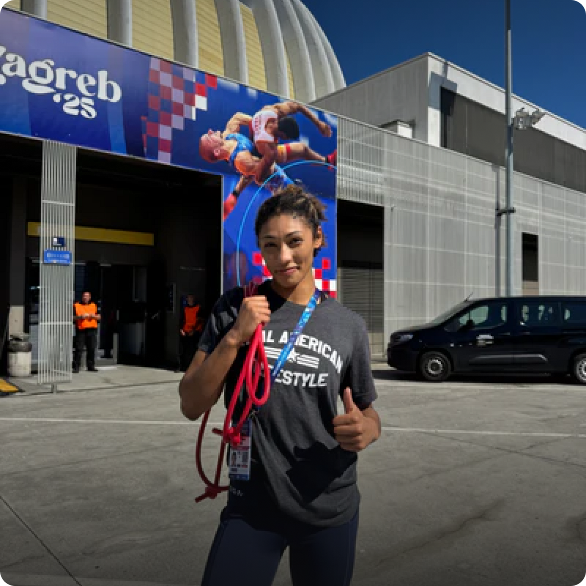 Wearing Training Tee