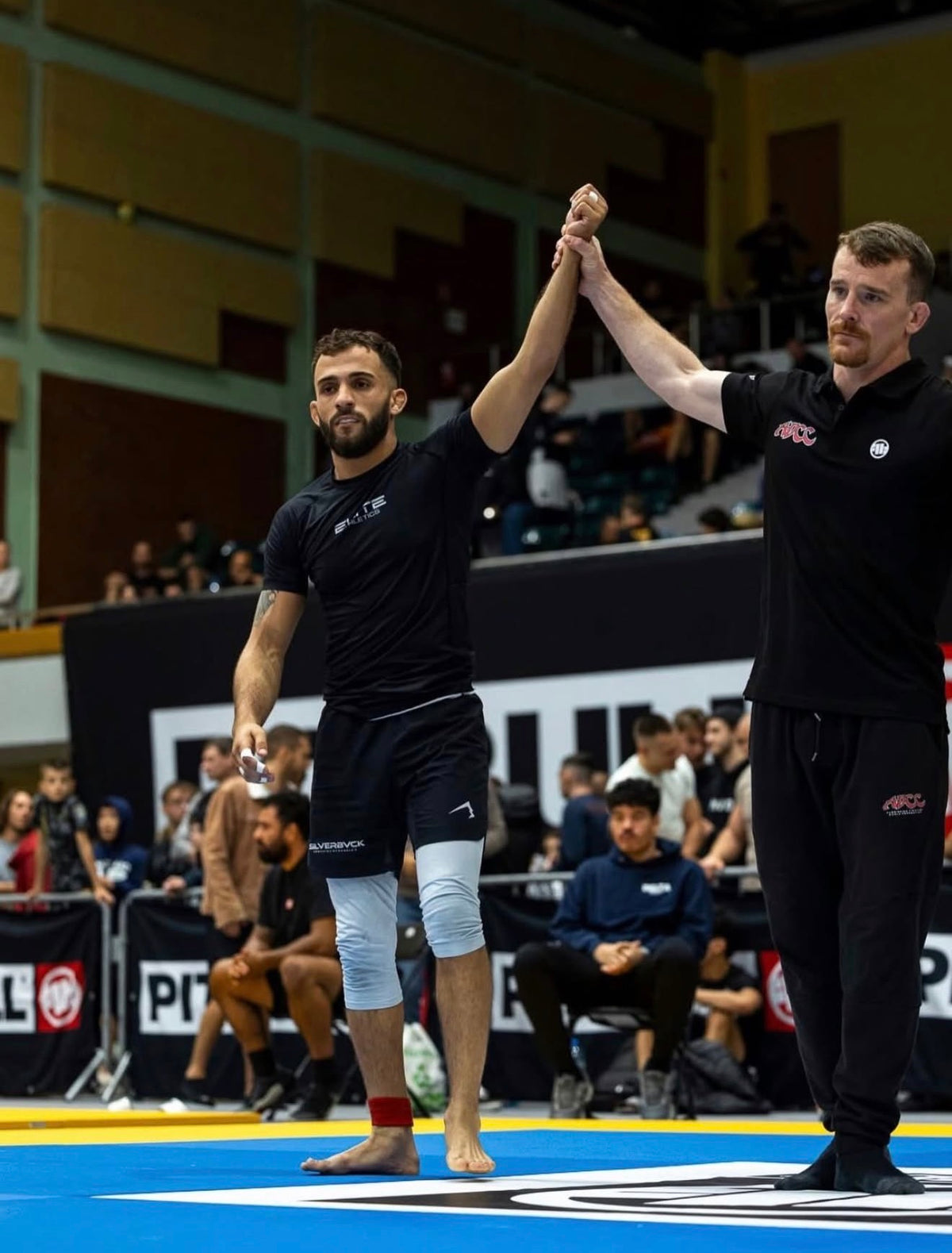 Wearing Elite Rashguard